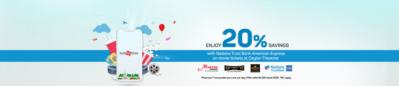 Nations Trust Bank Amex Card Movie Ticket Offer